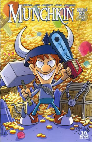 Munchkin 2 published by Boom! with cover art by Ian Mcginty