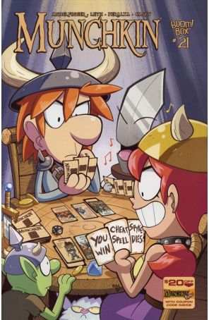 Munchkin 21 published by Boom! with cover art by Scott Maynard