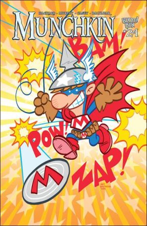 Munchkin 24 published by Boom! with cover art by Art Baltazar