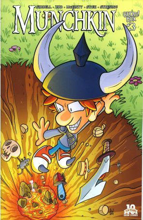 Munchkin 3 published by Boom! with cover art by Ian Mcginty