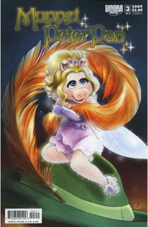 Muppet Peter Pan 3B published by Boom! with cover art by Amy Mebberson