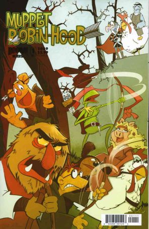 Muppet Robin Hood 1B published by Boom! with cover art by Shelli Paroline