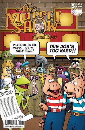 The Muppet Show: Comic Book 5A published by Boom! with cover art by Roger Langridge