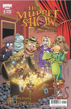 The Muppet Show: The Treasure of Peg-Leg WIlson 1B published by Boom! with cover art by Roger Langridge