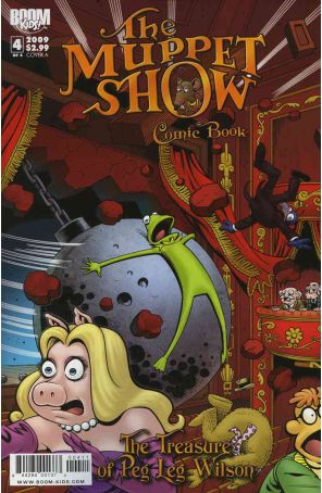 The Muppet Show: The Treasure of Peg-Leg WIlson 4A published by Boom! with cover art by Roger Langridge