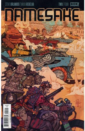 Namesake 2 published by Boom! with cover art by Jakub Rebelka