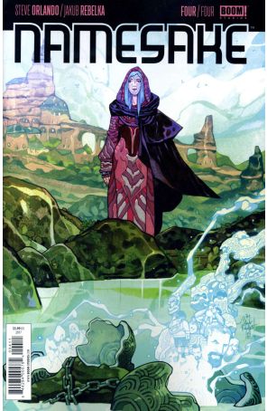 Namesake 4 published by Boom! with cover art by Jakub Rebelka