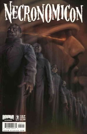 Necronomicon 2 published by Boom! with cover art by J.K. Woodward