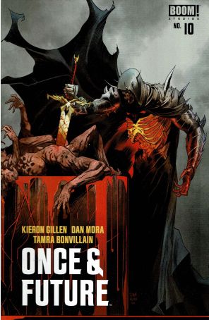 Once And Future 10 published by Boom! with cover art by Dan Mora