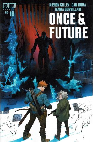 Once And Future 16 published by Boom! with cover art by Dan Mora