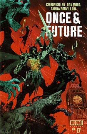 Once And Future 17A published by Boom! with cover art by Dan Mora