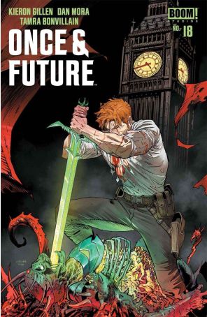 Once And Future 18A published by Boom! with cover art by Dan Mora