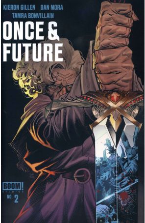 Once And Future 2 published by Boom! with cover art by Dan Mora