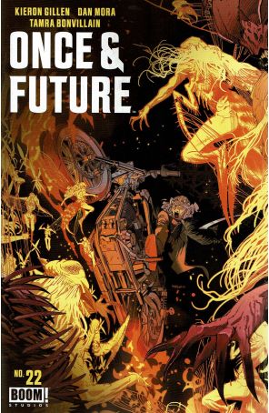 Once And Future 22 published by Boom! with cover art by Dan Mora