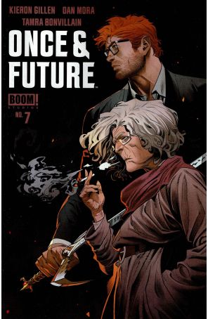Once And Future 7 published by Boom! with cover art by Dan Mora