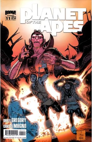 Planet of the Apes (5th Series) 11A published by Boom! with cover art by Carlos Mango