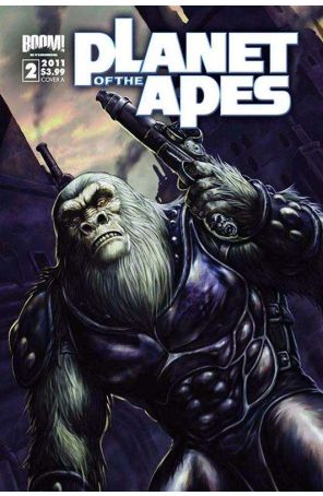 Planet of the Apes (5th Series) 2A published by Boom! with cover art by Karl Richardson