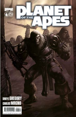 Planet of the Apes (5th Series) 4A published by Boom! with cover art by Karl Richardson