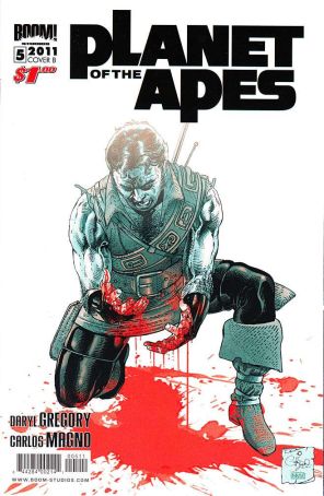 Planet of the Apes (5th Series) 5B published by Boom! with cover art by Carlos Magno