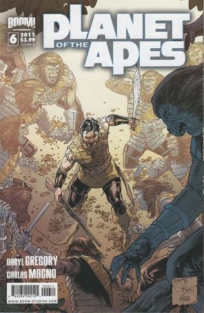 Planet of the Apes (5th Series) 6A published by Boom! with cover art by Carlos Magno