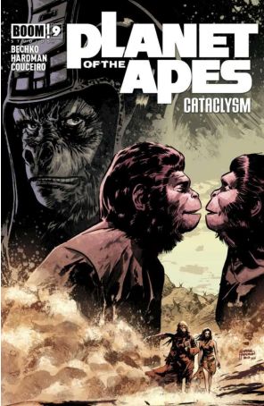Planet of the Apes: Cataclysm 9 published by Boom! with cover art by Gabriel Hardman