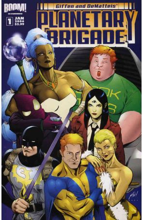 Planetary Brigade 1 published by Boom! with cover art by Matt Haley