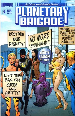 Planetary Brigade 2 published by Boom! with cover art by Matt Haley
