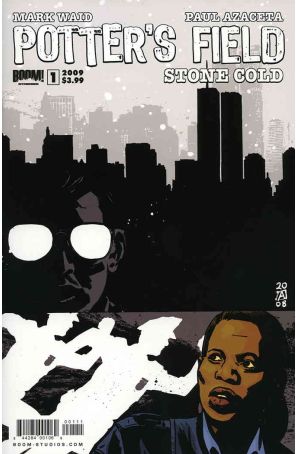 Potter's Field: Stone Cold 1 published by Boom! with cover art by Paul Azaceta