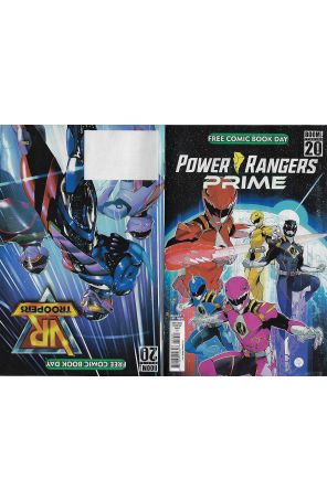 Power Rangers Prime/VR Troopers FCBD Special FCBD 2025 published by Boom! with cover art by Dan Mora and Taurin Clarke