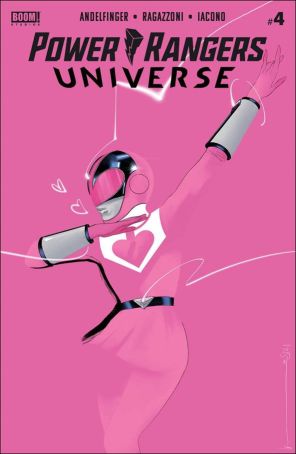 Power Rangers Universe 4E published by Boom! with cover art by Helena Masellis