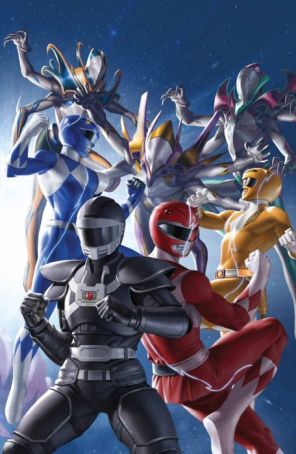 Power Rangers Unlimited: Edge of Darkness 1E published by Boom! with cover art by Derrick Chew