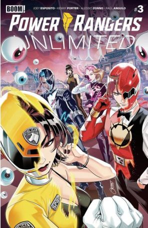 Power Rangers Unlimited 3A published by Boom! with cover art by Alessio Zonno