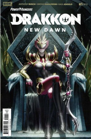 Power Rangers: Drakkon New Dawn 1A published by Boom! with cover art by Jung-Geun Yoon