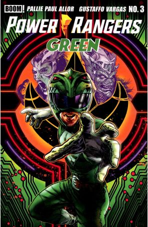 Power Rangers: Green 3A published by Boom! with cover art by Tony Harris
