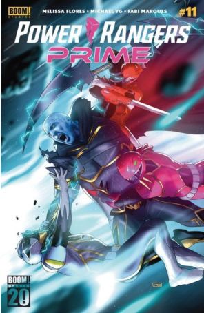 Power Rangers: Prime 11A published by Boom! with cover art by Taurin Clarke