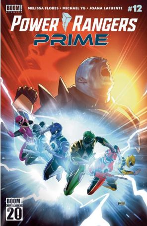 Power Rangers: Prime 12A published by Boom! with cover art by Taurin Clarke