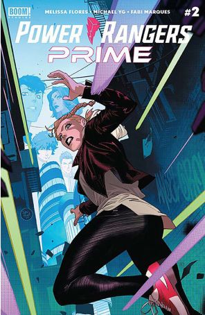 Power Rangers: Prime 2A published by Boom! with cover art by Dan Mora
