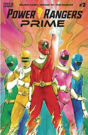 Power Rangers: Prime 2B published by Boom! with cover art by Chuma Hill