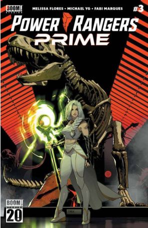 Power Rangers: Prime 3A published by Boom! with cover art by Dan Mora