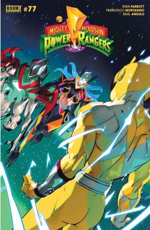 Power Rangers 11B published by Boom! with cover art by Daniele Di Nicuolo
