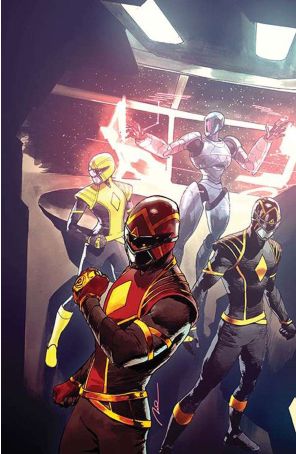 Power Rangers 11C published by Boom! with cover art by Gerald Parel