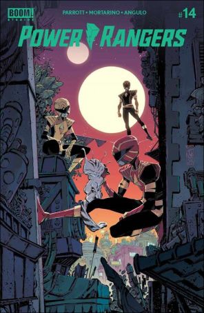 Power Rangers 14F published by Boom! with cover art by Jorge Corona