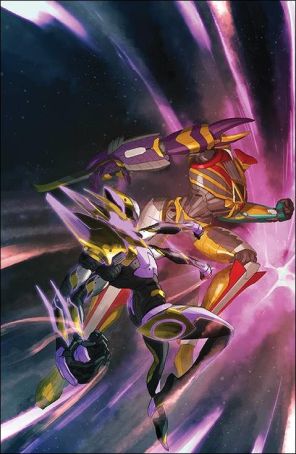 Power Rangers 15C published by Boom! with cover art by Gerald Parel