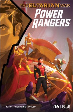 Power Rangers 16A published by Boom! with cover art by Gerald Parel