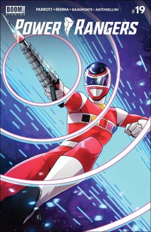 Power Rangers 19F published by Boom! with cover art by Kath Lobo