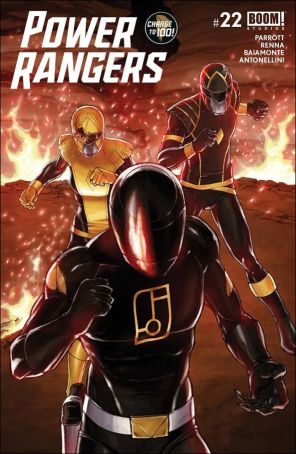 Power Rangers 22A published by Boom! with cover art by Guillaume Martinez