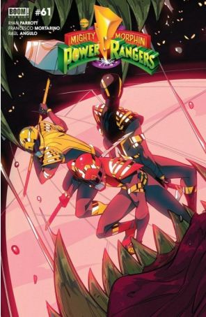 Power Rangers 3B published by Boom! with cover art by Daniele Di Nicuolo