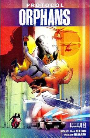 Protocol: Orphans 3 published by Boom! with cover art by Stephane Roux
