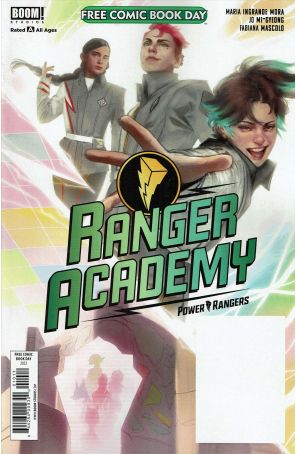 Ranger Academy FCBD 2023 published by Boom! with cover art by Miguel Mercado