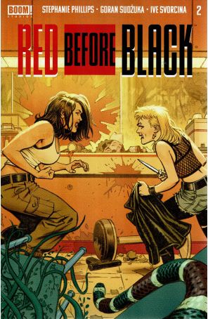 Red Before Black 2A published by Boom! with cover art by Goran Sudžuka